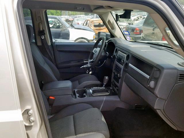 1J8HG48K08C135137 - 2008 JEEP COMMANDER ვერცხლისფერი ფოტო 5
