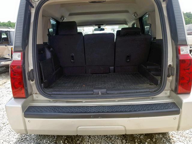 1J8HG48K08C135137 - 2008 JEEP COMMANDER ვერცხლისფერი ფოტო 9