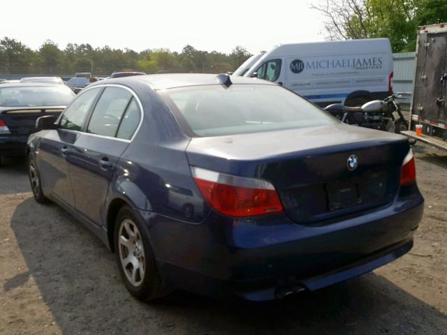 WBANA53574B173867 - 2004 BMW 525 I BLUE photo 3