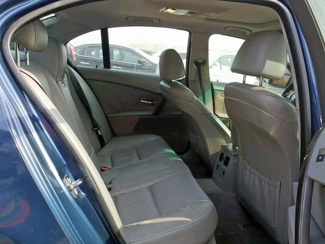 WBANA53574B173867 - 2004 BMW 525 I BLUE photo 6