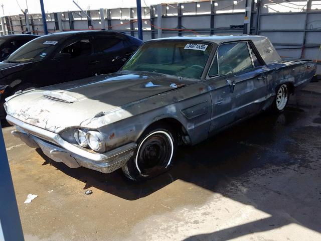 5Y83Z139830 - 1965 FORD T-BIRD BLUE photo 2