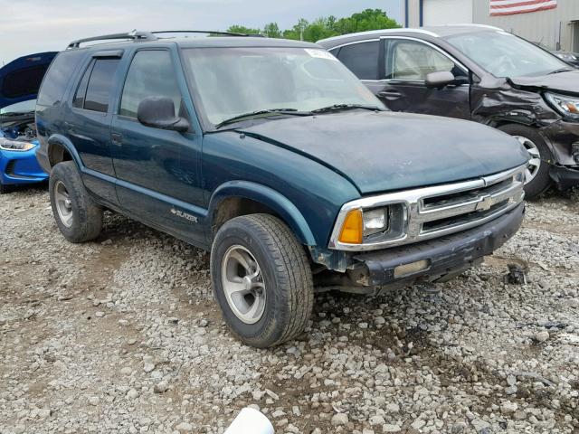 1GNDT13W6T2145431 - 1996 CHEVROLET BLAZER GREEN photo 1