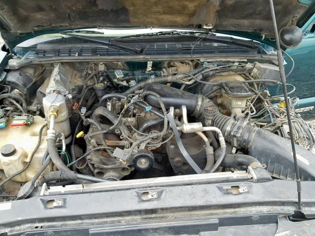 1GNDT13W6T2145431 - 1996 CHEVROLET BLAZER GREEN photo 7