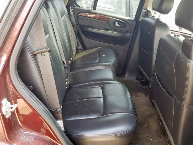 1GKDT13S772253654 - 2007 GMC ENVOY BURGUNDY photo 6