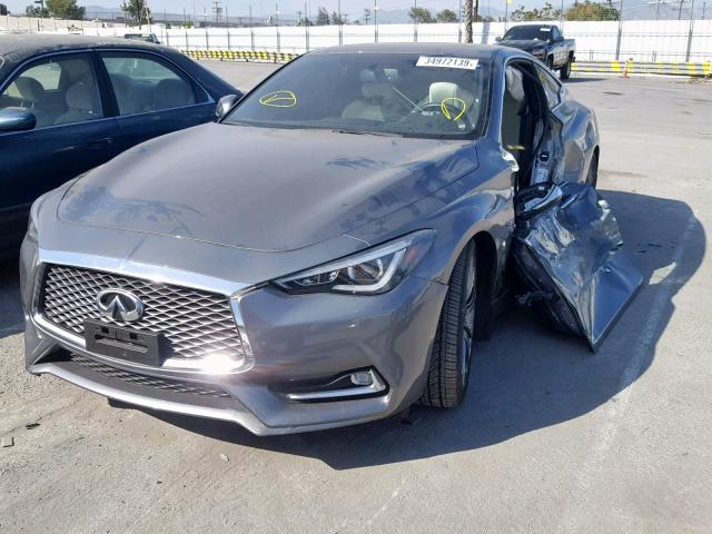 JN1FV7EK0JM530769 - 2018 INFINITI Q60 RED SP GRAY photo 2