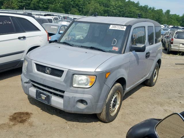 5J6YH28213L035365 - 2003 HONDA ELEMENT DX SILVER photo 2