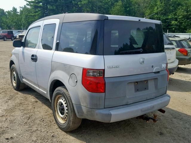 5J6YH28213L035365 - 2003 HONDA ELEMENT DX SILVER photo 3