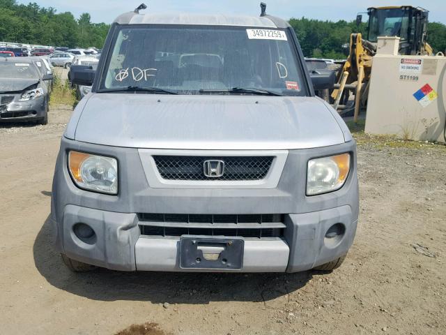 5J6YH28213L035365 - 2003 HONDA ELEMENT DX SILVER photo 9