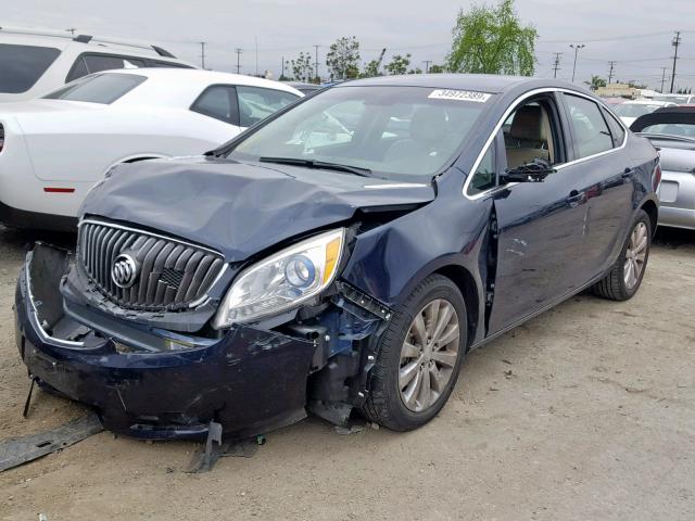 1G4PP5SKXG4140142 - 2016 BUICK VERANO BLUE photo 2