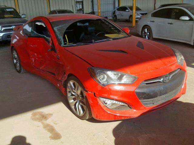 KMHHU6KJ6FU124528 - 2015 HYUNDAI GENESIS CO RED photo 1