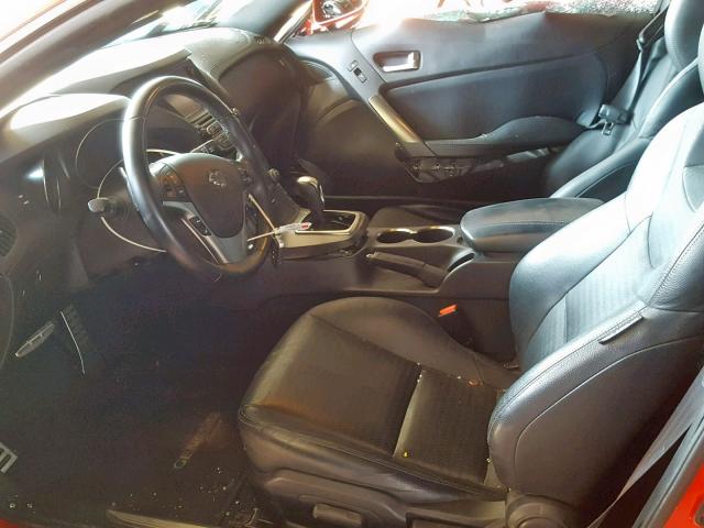 KMHHU6KJ6FU124528 - 2015 HYUNDAI GENESIS CO RED photo 5