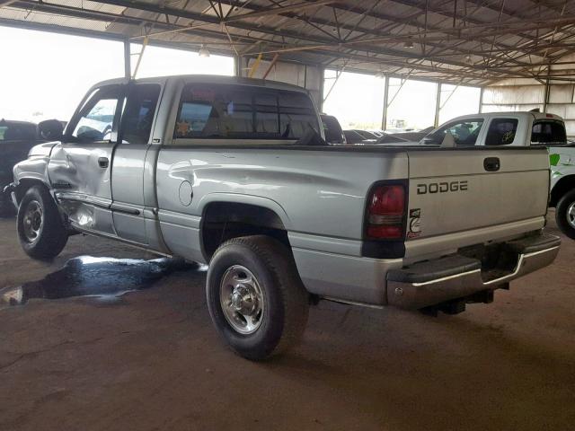 1B7KC23661J533946 - 2001 DODGE RAM 2500 SILVER photo 3