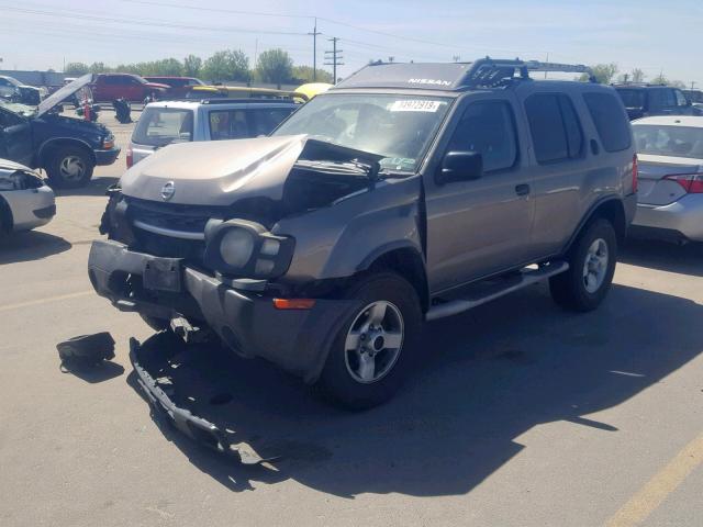 5N1ED28Y44C602769 - 2004 NISSAN XTERRA XE GOLD photo 2