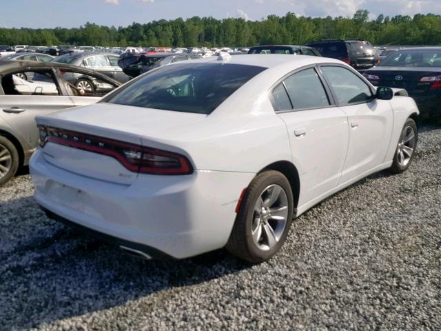 2C3CDXHG0GH112755 - 2016 DODGE CHARGER SX WHITE photo 4