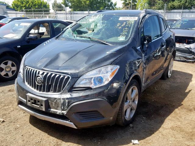 KL4CJASB8FB267389 - 2015 BUICK ENCORE BLACK photo 2