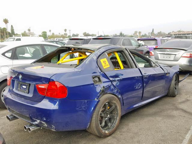 WBSPM9C57BE202945 - 2011 BMW M3 BLUE photo 4