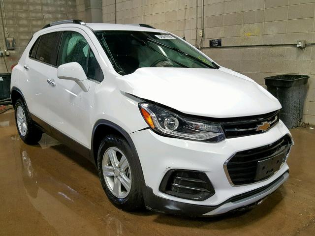 3GNCJLSB7JL263995 - 2018 CHEVROLET TRAX 1LT WHITE photo 1