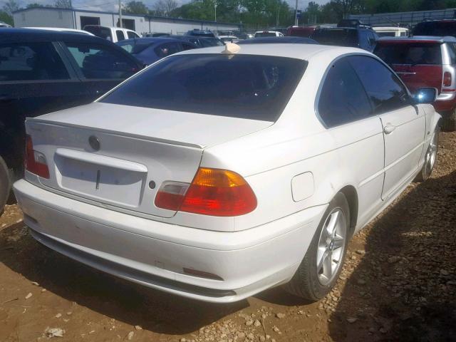 WBABN33401JW54886 - 2001 BMW 325 CI WHITE photo 4