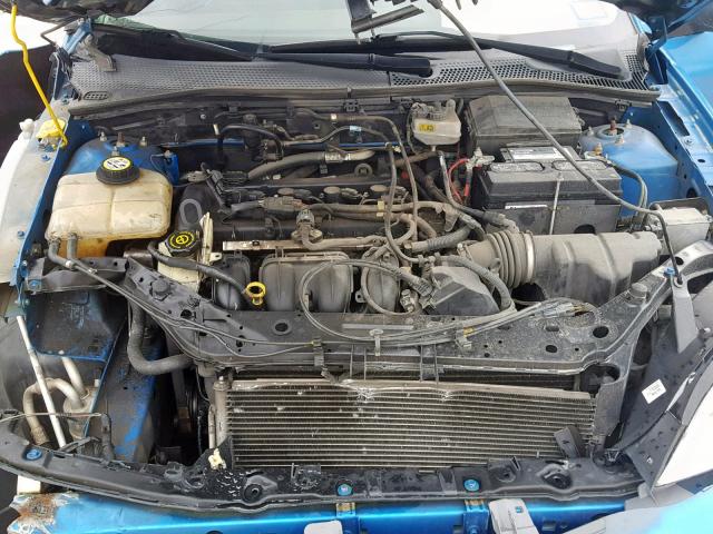 1FAFP34NX7W287017 - 2007 FORD FOCUS ZX4 BLUE photo 7