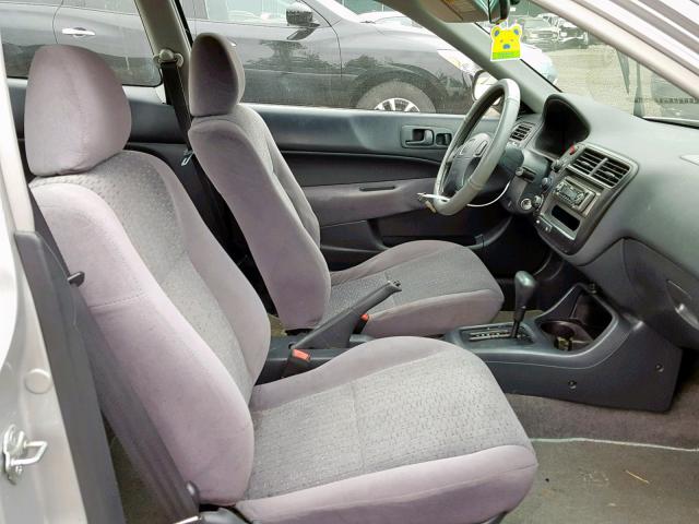 1HGEJ6228XL069680 - 1999 HONDA CIVIC DX SILVER photo 5