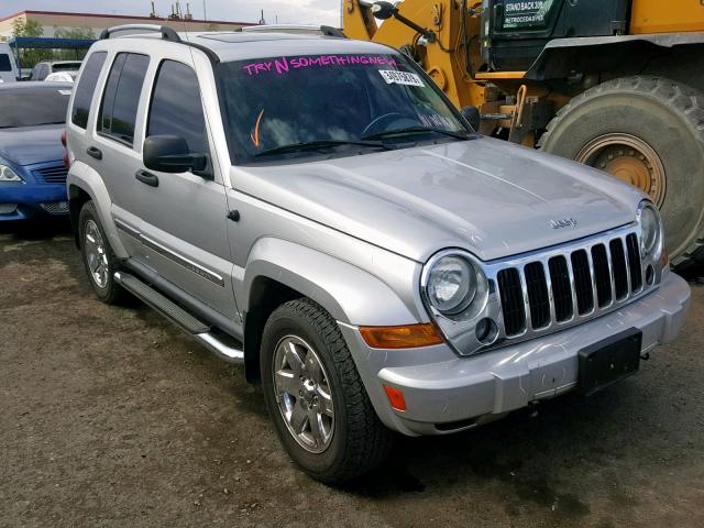 1J8GL58K07W504864 - 2007 JEEP LIBERTY LI SILVER photo 1