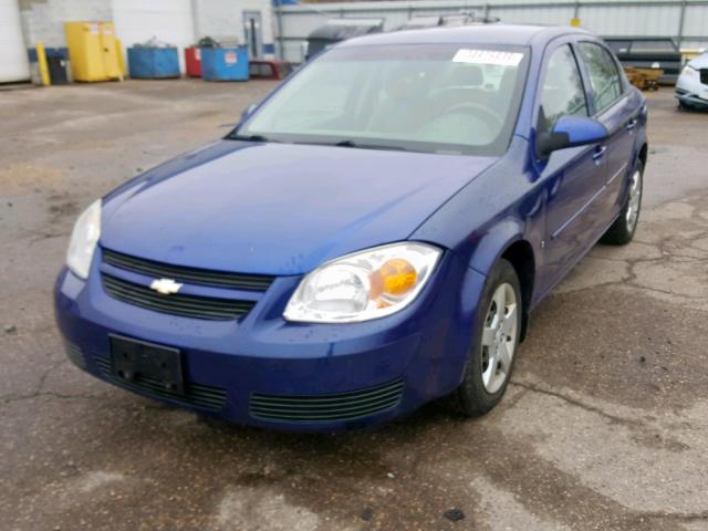 1G1AL55F877271176 - 2007 CHEVROLET COBALT LT BLUE photo 2