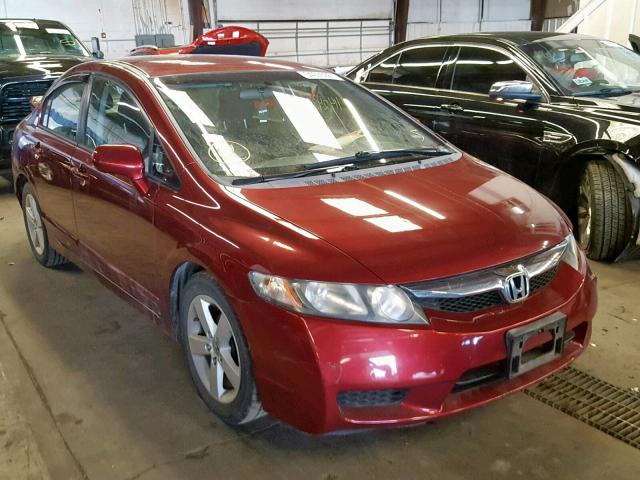 19XFA16659E012609 - 2009 HONDA CIVIC LX-S برغندي صورة 1