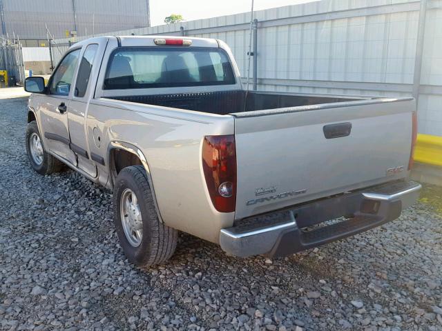 1GTCS19E378190531 - 2007 GMC CANYON GRAY photo 3