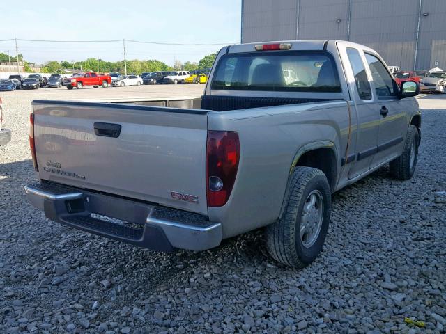 1GTCS19E378190531 - 2007 GMC CANYON GRAY photo 4