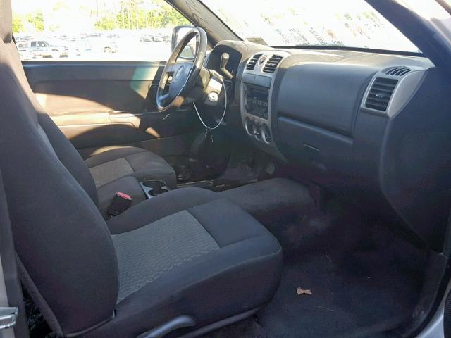 1GTCS19E378190531 - 2007 GMC CANYON GRAY photo 5