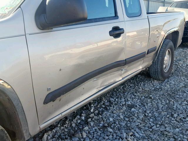 1GTCS19E378190531 - 2007 GMC CANYON GRAY photo 9