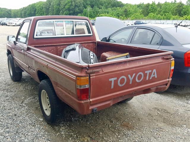 JT4RN50R1H0234616 - 1987 TOYOTA PICKUP 1/2 BROWN photo 3