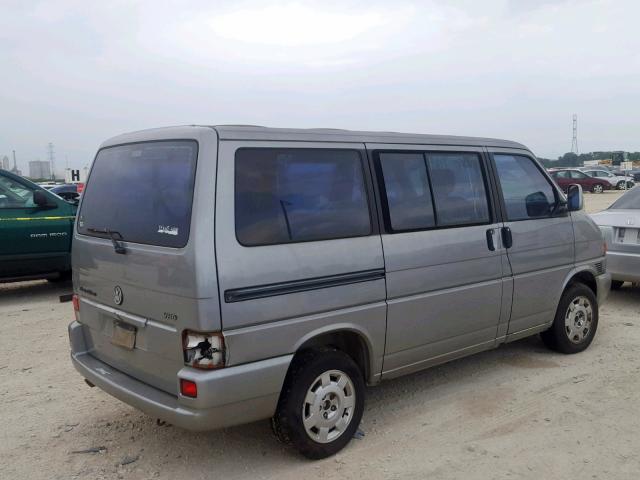 WV2KH2705XH005162 - 1999 VOLKSWAGEN EUROVAN GL SILVER photo 4