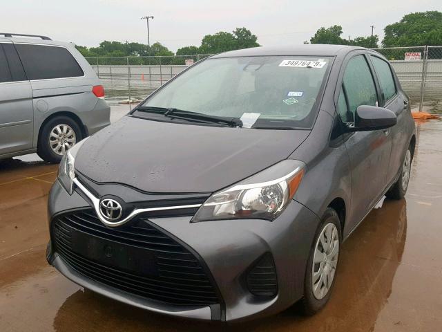 VNKKTUD35HA073079 - 2017 TOYOTA YARIS L GRAY photo 2