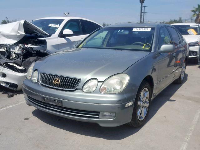 JT8BD69S340199425 - 2004 LEXUS GS 300 GREEN photo 2