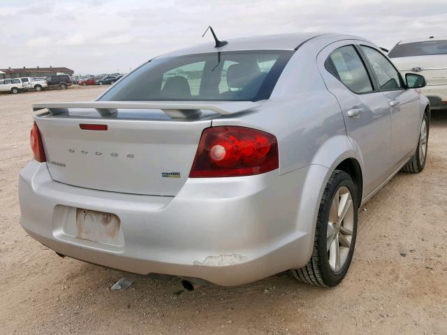 1B3BD1FG9BN536556 - 2011 DODGE AVENGER MA SILVER photo 4