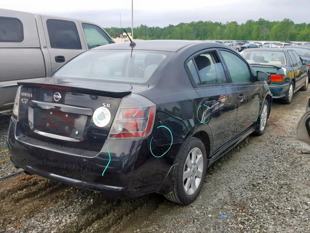 3N1AB6APXCL639493 - 2012 NISSAN SENTRA 2.0 BLACK photo 4