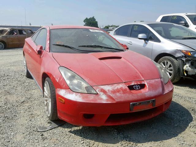 JTDDR32T210073744 - 2001 TOYOTA CELICA GT RED photo 1