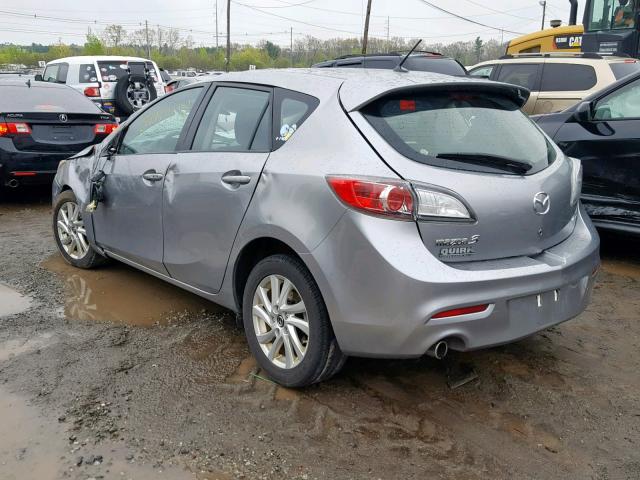 JM1BL1LP7D1822356 - 2013 MAZDA 3 I SILVER photo 3