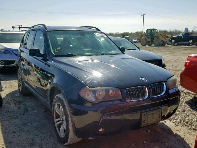 WBXPA93446WD32436 - 2006 BMW X3 3.0I BLACK photo 1