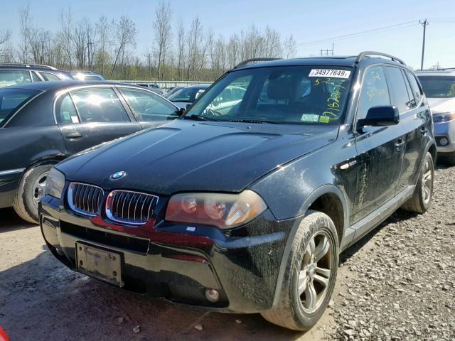 WBXPA93446WD32436 - 2006 BMW X3 3.0I BLACK photo 2