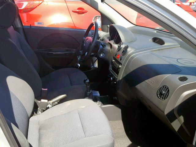 KL1TD66616B668040 - 2006 CHEVROLET AVEO BASE ვერცხლისფერი ფოტო 5