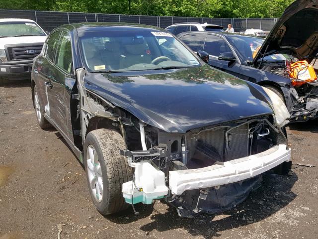 JN1AJ0HP7AM700839 - 2010 INFINITI EX35 BASE BLACK photo 1