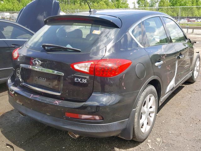 JN1AJ0HP7AM700839 - 2010 INFINITI EX35 BASE BLACK photo 4