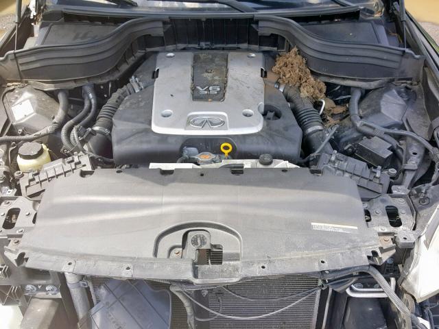JN1AJ0HP7AM700839 - 2010 INFINITI EX35 BASE BLACK photo 7