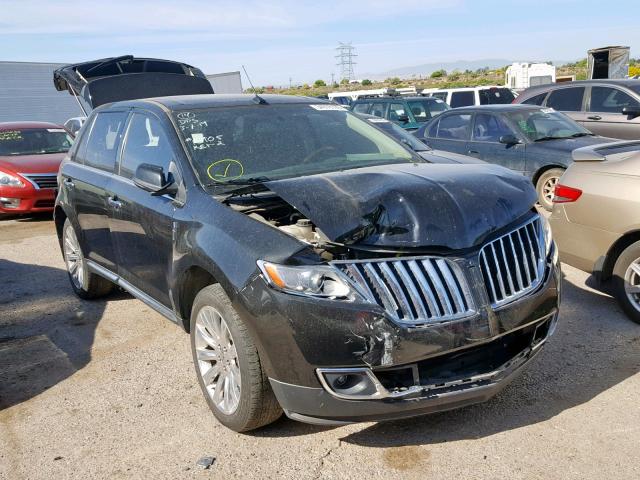 2LMDJ8JK1EBL13495 - 2014 LINCOLN MKX BLACK photo 1