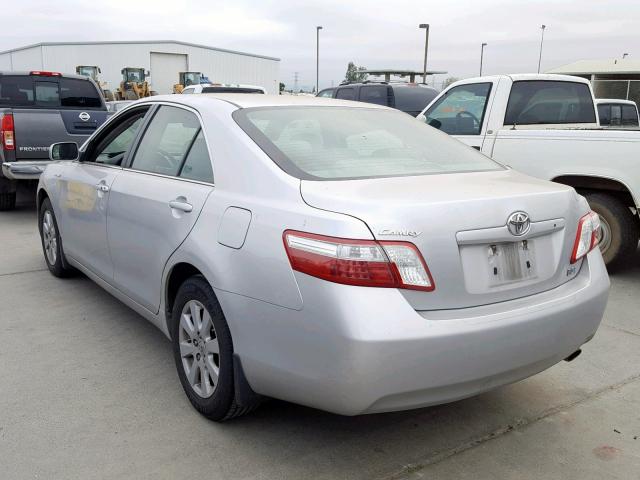 4T1BB46K48U037362 - 2008 TOYOTA CAMRY HYBR SILVER photo 3