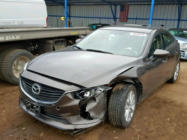 JM1GJ1U54G1414300 - 2016 MAZDA 6 SPORT BROWN photo 2