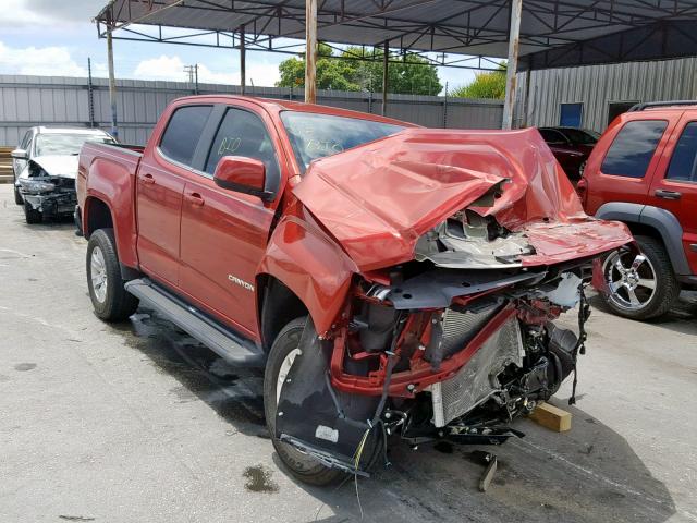 1GTG5CE31G1143550 - 2016 GMC CANYON SLE RED photo 1