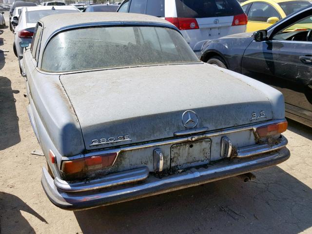 280SE001354 - 1971 MERCEDES-BENZ 280 SE BLUE photo 3